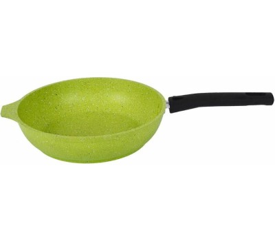 Сковорода КУКМОР 261tsl а/пр литая 26см съемн/руч Trendy style lime