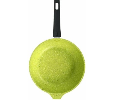 Сковорода КУКМОР 261tsl а/пр литая 26см съемн/руч Trendy style lime