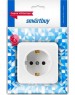 Розетка SMARTBUY (SBE-03w-16-S1-Z) Юпитер, 1-местная, белый