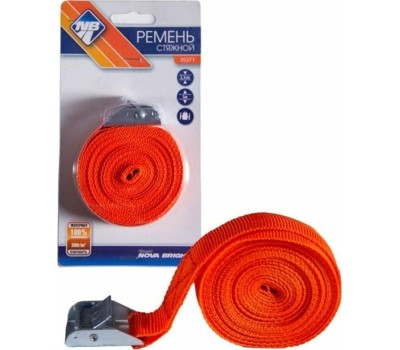 Стяжка груза NOVA BRIGHT ленточная 2,5 см х 5 м, в блистере, с фиксатором 39371