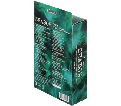 OKLICK Мышь Оклик 395M SHADOW черный оптическая (1500dpi) USB для ноутбука (3but)