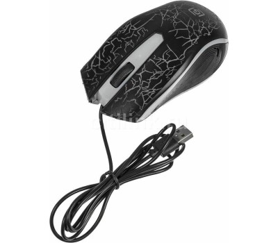 OKLICK Мышь Оклик 395M SHADOW черный оптическая (1500dpi) USB для ноутбука (3but)