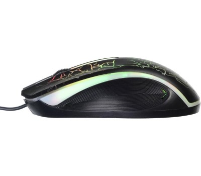 OKLICK Мышь Оклик 395M SHADOW черный оптическая (1500dpi) USB для ноутбука (3but)