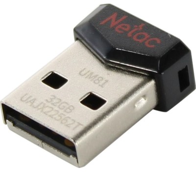 NETAC Флеш Диск 32GB UM81 NT03UM81N-032G-20BK USB2.0 черный