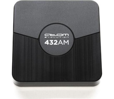 Приставка Смарт ТВ ATOM-432AM (Android TV Box), Amlogic S905W2, 4/32Gb, ВТ, дисплей, АTOM