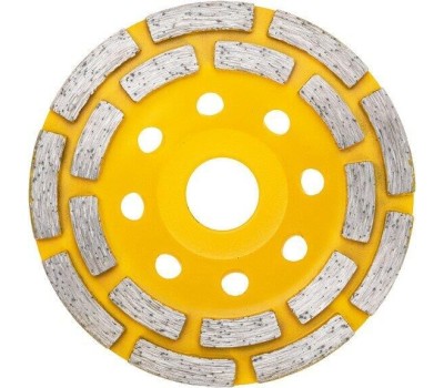 Чашка алмазная KRANZ (KR-90-0251) Чашка алмазная шлифовальная, двухрядная, 115х22,2мм