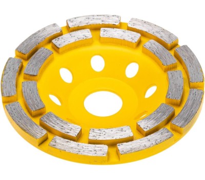 Чашка алмазная KRANZ (KR-90-0251) Чашка алмазная шлифовальная, двухрядная, 115х22,2мм