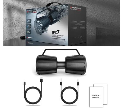 Колонка портативная MONSTER Adventurer Force (MS21901) чёрная