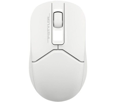 A4TECH Мышь Fstyler FG12S белый оптическая 1200dpi silent беспров. USB 3but