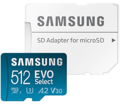 SAMSUNG Флеш карта microSDXC 512Gb EVO Plus (R/W 160/90 Mb/s, adapter) (MB-MC512SA/KR)