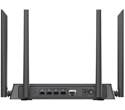 Wi-Fi роутер D-LINK Wi-Fi роутер DIR-841/GFRU/A2A, Wi-Fi 5, AC1200, 2.4/5ГГц, 4 LAN, 1xSFP, черный