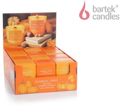 Свеча BARTEK Тыквенная приправа (PUMPKIN SPICE) 150гр в стакане