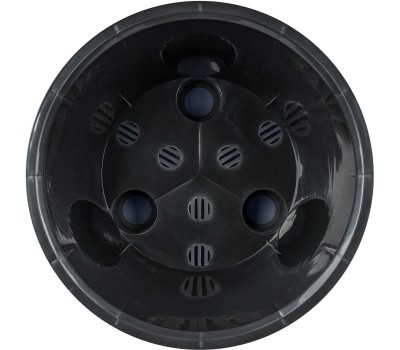 Горшок цветочный HOMVER Rosemary D230мм, 5л с дренажной вставкой (серый) 221605935/01