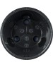 Горшок цветочный HOMVER Rosemary D230мм, 5л с дренажной вставкой (серый) 221605935/01