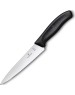 VICTORINOX Нож кухонный Swiss Classic (6.8003.15B) стальной разделочный лезв.150мм прямая заточка черный блистер