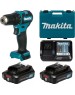Дрель MAKITA Дрель-шуруповерт DF332DWAE, 2Ач, с двумя аккумуляторами