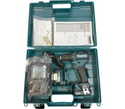 Дрель MAKITA Дрель-шуруповерт DF332DWAE, 2Ач, с двумя аккумуляторами