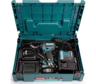 Дрель MAKITA Дрель-шуруповерт DF332DWAE, 2Ач, с двумя аккумуляторами