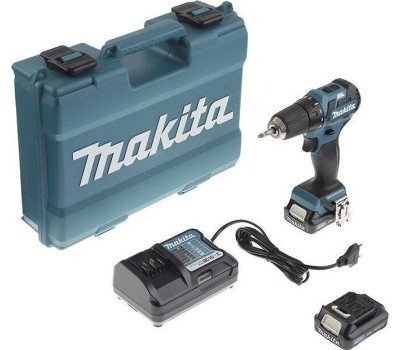 Дрель MAKITA Дрель-шуруповерт DF332DWAE, 2Ач, с двумя аккумуляторами