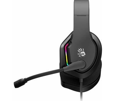 A4TECH Гарнитура игровая Bloody G260p, для компьютера, мониторные, проводные, черный