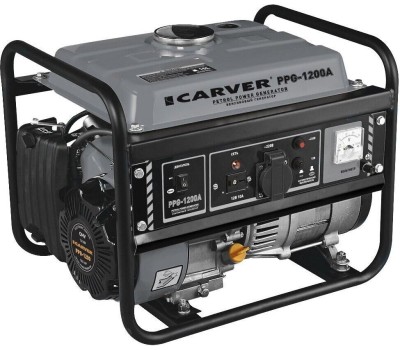 CARVER Бензиновый генератор PPG- 1200A, 220/12 В, 1.05кВт [01.020.00008]