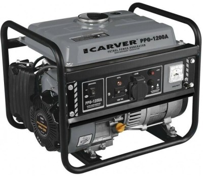 CARVER Бензиновый генератор PPG- 1200A, 220/12 В, 1.05кВт [01.020.00008]