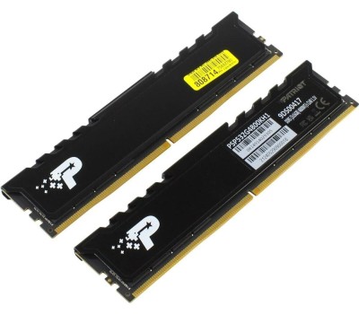 Оперативная память PATRIOT Оперативная память Signature Premium PSP532G4800KH1 DDR5 - 2x 16ГБ 4800МГц, DIMM, Ret