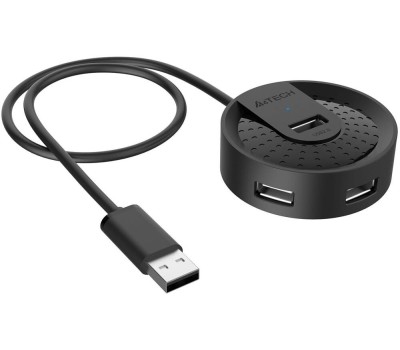 A4TECH Хаб (разветвитель) HUB-20, черный