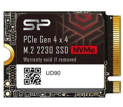 Накопитель SSD SILICON POWER SSD накопитель M-Series UD90 SP02KGBP44UD9007 2ТБ, M.2 2230, PCIe 4.0 x4, NVMe, M.2