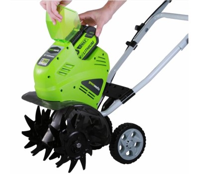 Культиватор GREENWORKS Культиватор аккумуляторный G40TL [27087vb]