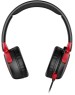 HYPERX Гарнитура игровая Cloud Mini, для компьютера, накладные, проводные, черный / красный [7g8f4aa]
