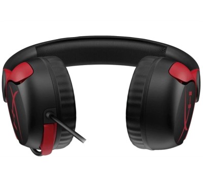 HYPERX Гарнитура игровая Cloud Mini, для компьютера, накладные, проводные, черный / красный [7g8f4aa]