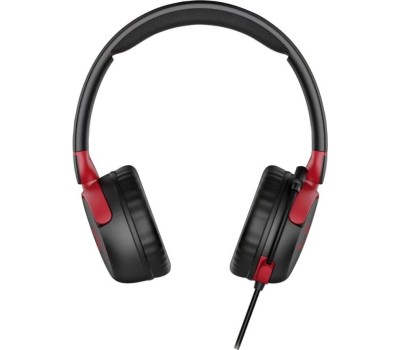 HYPERX Гарнитура игровая Cloud Mini, для компьютера, накладные, проводные, черный / красный [7g8f4aa]