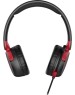 HYPERX Гарнитура игровая Cloud Mini, для компьютера, накладные, проводные, черный / красный [7g8f4aa]