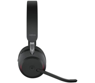 JABRA Гарнитура беспроводная Evolve2 65, Link380c MS Stereo Black, / Bluetooth (USB Type-C) /