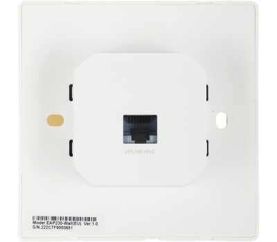Точка доступа TP-LINK Точка доступа Wi-Fi EAP230-WALL AC1200Двухдиапазонная настенная точка доступаOmada,866Мбит/с на5 ГГц и 300Мбит/с на2,4ГГц,2 гигабитных портаLAN,поддержка802.3af/atPoEin,работа в автономном режиме и под управлением контроллераOmada SD