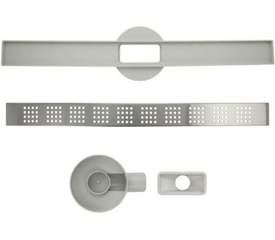 МАК - Трап 700х60 мм, нержавеющая сталь, пластик АБС, линейный, горизонтальный с гидрозатвором 71041