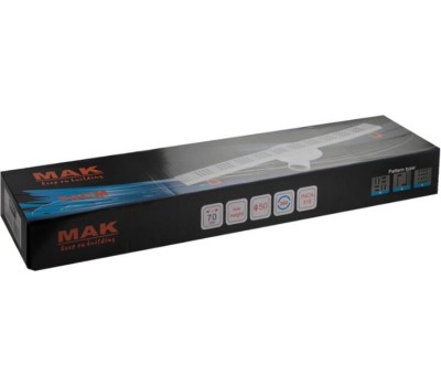 МАК - Трап 700х60 мм, нержавеющая сталь, пластик АБС, линейный, горизонтальный с гидрозатвором 71041