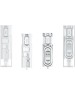 TTEC Многофункциональный дорожный набор для зарядки и хранения аксессуаров Multi-Functional 7-in-1 USB-C Cable and Travel Charging Kit. Цвет: белый