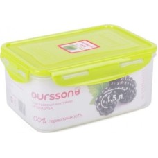Посуда из пластика OURSSON CP1503S/GA контейнер прямоугольный 1,5л