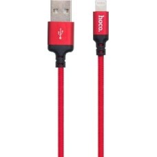 Кабель HOCO (6957531062837) X14 USB (m) - 8 Pin (m) 1.0m - красный/черный