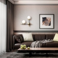 Люстра ESCADA 1163/2S E27*5W BLACK/GOLD