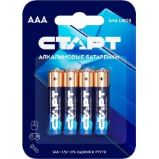 Алкалиновая батарейка СТАРТ (19208) LR03-BL8 N
