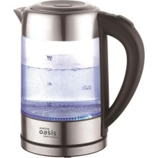 Чайник электрический OASIS K-7GS стальной+черный 1,7л. 2200Вт