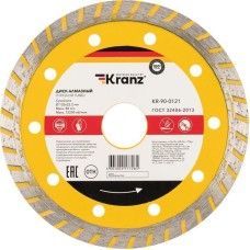 Диск алмазный KRANZ (KR-90-0121) Диск алмазный отрезной Turbo 125x22,2x2,2x10мм