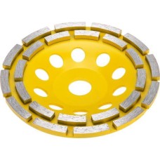 Чашка алмазная KRANZ (KR-90-0252) Чашка алмазная шлифовальная, двухрядная, 150х22,2мм