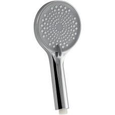 Лейка GFMARK 6094 Лейка душевая массажная, круглая, из высокопрочного АБС пластика, серая вставка с белыми квадратными форсунками, цвет ХРОМ