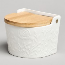 Емкость для хранения LEFARD 587-239 MEADOW для соли с деревянной крышкой 450мл