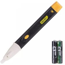 Детектор напряжения DELI Бесконтактный детектор напряжения DL8008 (90-1000В, функция фонарика, батарейки в комплекте)