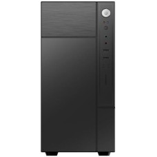 FOXLINE Корпус MiniTower Forza FZ-017 450W черный (mATX, 450W, 2xUSB2.0, no fan) (FZ-017-SX450R)